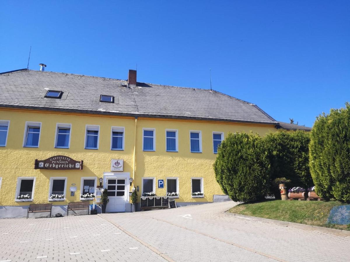 Pension & Gasthof Erbgericht Hoehenlage 850M มาเรียนแบร์ก ภายนอก รูปภาพ