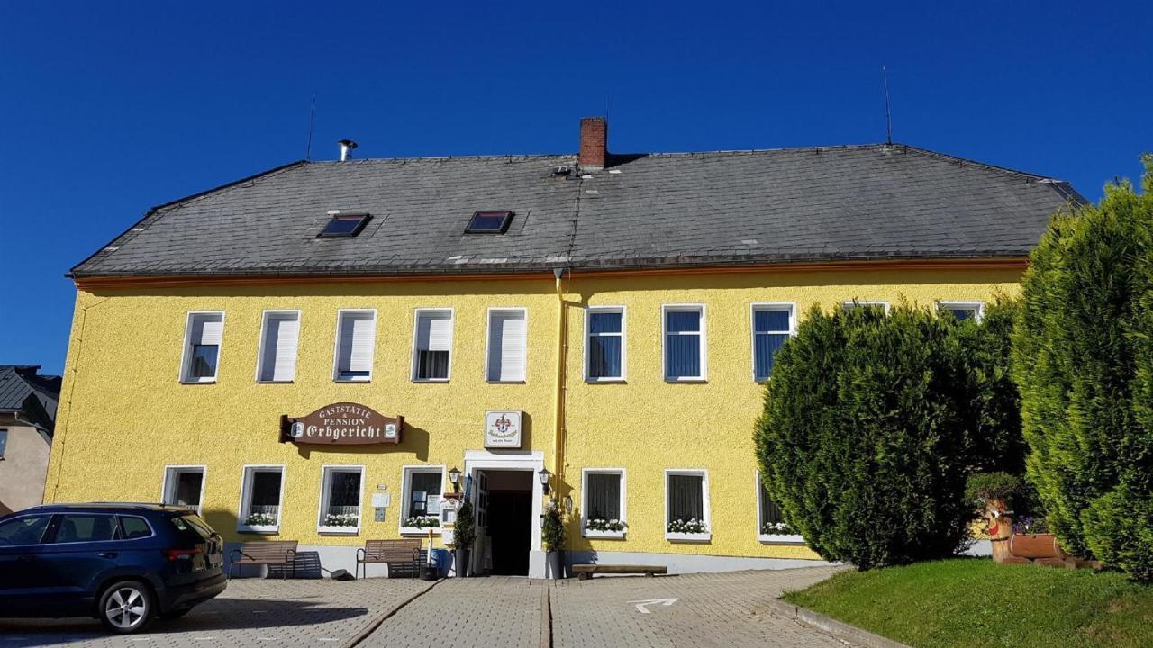 Pension & Gasthof Erbgericht Hoehenlage 850M มาเรียนแบร์ก ภายนอก รูปภาพ